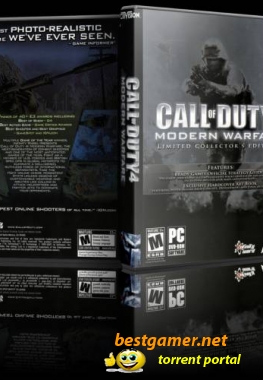 Call of Duty 4: Modern Warfare(v 1.7.586) (2007) c возможностью играть через интернет без ключа