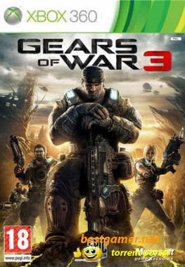 (XBox360) Gears Of War 3 [Region Free/Rus] (Отвязана от диска)