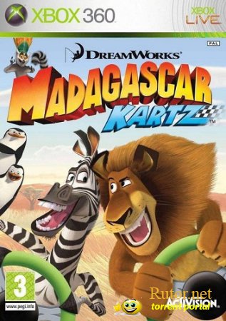 [Xbox360] Madagascar Kartz (2009) RUS