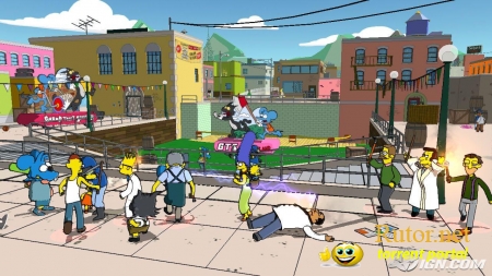 THE  SIMPSONS GAME [PSP/RUS/2007]