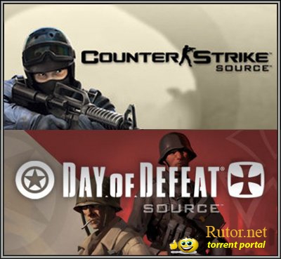 Counter-Strike: Source v1.0.0.71 + Day of Defeat Source v1.0.0.38 (2 в 1) + MapPack (No-Steam) (2012) PC
