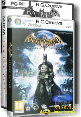 Дилогия Batman: Arkham Asylum + Arkham city (2010-2011) (RUS/ENG) [RePack] от R.G.Creative