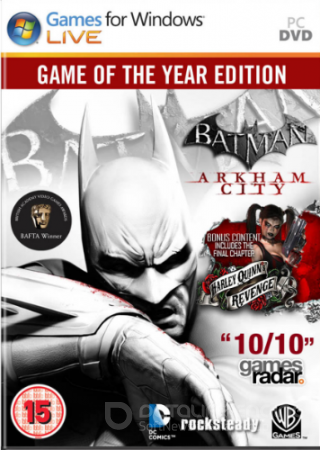 Batman: Arkham City - Game of the Year Edition (2012) PC | RePack by Sash HD(обновлено)