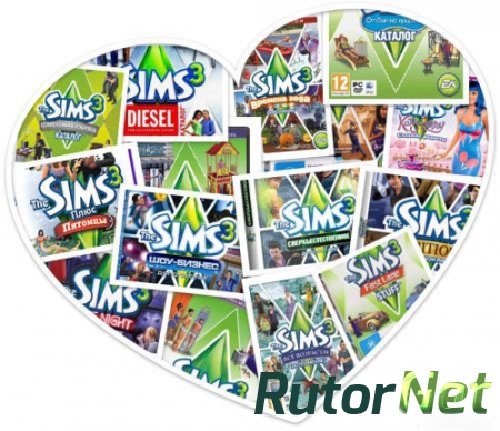 The Sims 3 Gold Edition 16 в 1 + Store November 2012 (Repack от Fenixx)