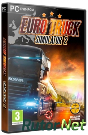 Euro Truck Simulator 2 [v.1.8.2.4s +3 DLC] (2013) PC | Repack от xatab