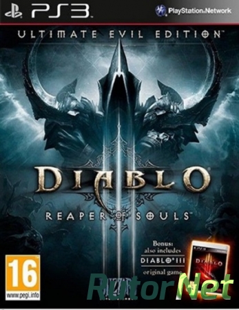Diablo III: Reaper of Souls Ultimate Evil Edition [PS3] [USA] [En / Ru] [4.21 / 4.55] [RePack / 1 DLC] (2014)