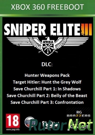 [XBOX360] Sniper Elite 3 + TU + 5 DLC [FREEBOOT / RUSSOUND]