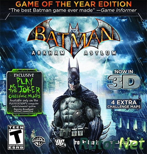 Batman arkham asylum game of the year edition что нового