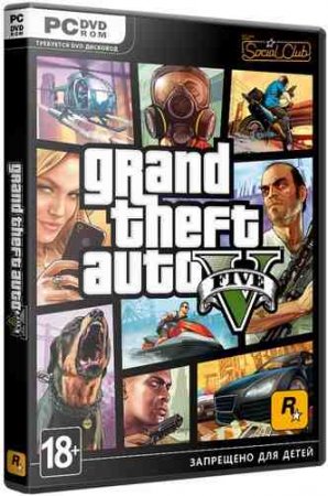GTA 5 / Grand Theft Auto V [v.1.0.2545/1.58] (Online/LAN/Offline) (2015) PC | Repack от Canek77